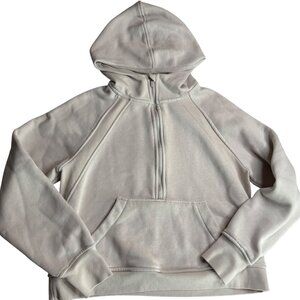 DANSKIN Zip Pullover Hoodie Hooded Sweatshirt Beige.  Size Women's Medium